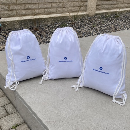 Custom drawstring backpacks for small business